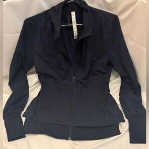 Lululemon Athletica Sights Seen Jacket Navy Size 8